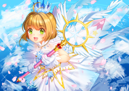 Sakura Kinomoto dari Anime Card Captor Sakura