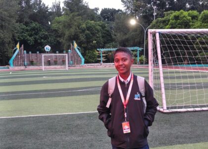 Salah satu siswa dari SMP Negeri 2 Nubatukan, Lembata, Nusa Tenggara Barat (NTT), menjadi bukti nyata bahwa talenta tak mengenal batas geografis.