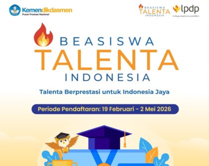 Peluncuran Beasiswa Talenta Indonesia menegaskan upaya pemerintah membangun generasi unggul yang tidak hanya cerdas secara akademik, tetapi juga siap bersaing di panggung global.