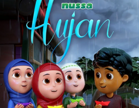 Poster penayangan animasi "Nussa" bertajuk "Hujan" yang hadir di Ramadhan 2026. (Foto: Visinema Studios)