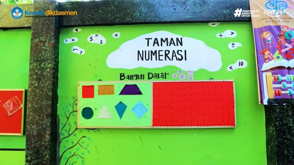 SDN 04 Meruya Selatan, Jakarta Barat, menjadi saksi lahirnya inovasi bertajuk INTAN (Inovasi Taman Numerasi). Ruang belajar terbuka ini dirancang sebagai area interaktif di mana siswa bisa memahami konsep matematika melalui media konkret, permainan edukatif, dan aktivitas berbasis proyek.