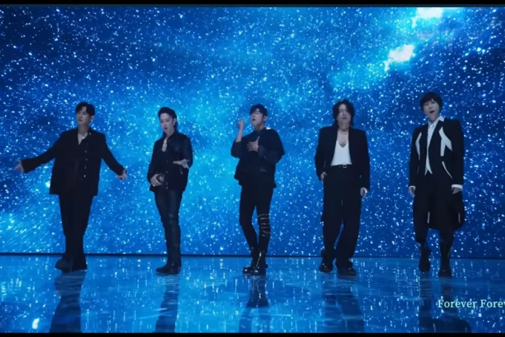 Tangkapan layar video clip lagu F4 dan Ashin Mayday berjudul Forever Forever. (Foto: YouTube BinMusic)