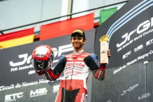 Pembalap asal Indonesia Kiandra Ramadhipa. (Foto: Honda Racing)