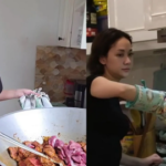 Prilly Latuconsina dan Bunga Citra Lestari (kanan) memasak hidangan sambut Lebaran 2026. (Foto kolase: Instagram @prillylatuconsina96 dan TikTok @Itsmebcl)