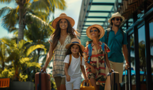 Liburan bersama keluarga.