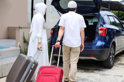 Mudik Lebaran dengan kendaraan pribadi.