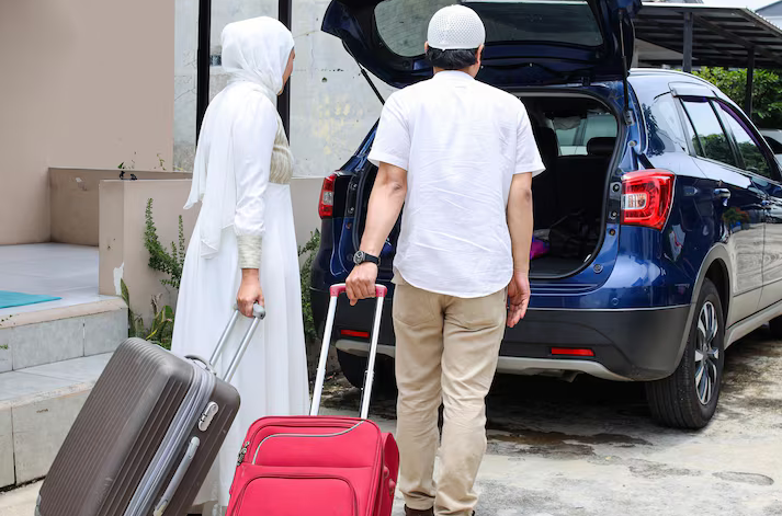 Mudik Lebaran dengan kendaraan pribadi.