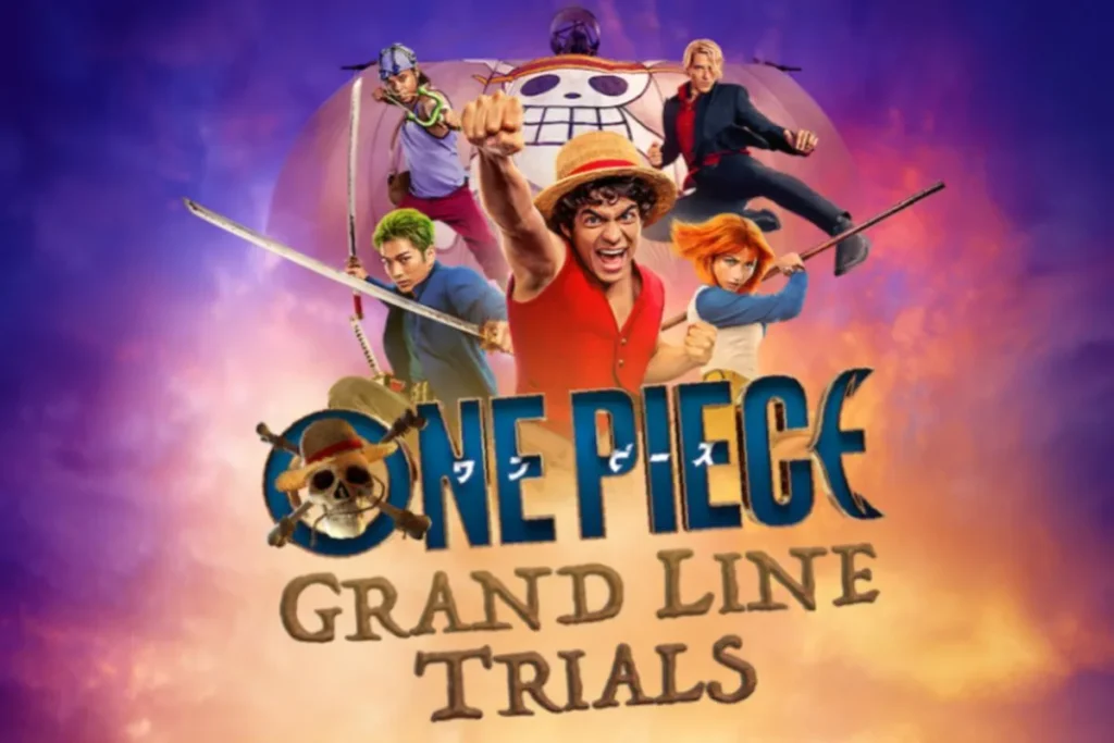 Poster instalasi One Piece: Grand Line Trials. (Foto: Netflix)
