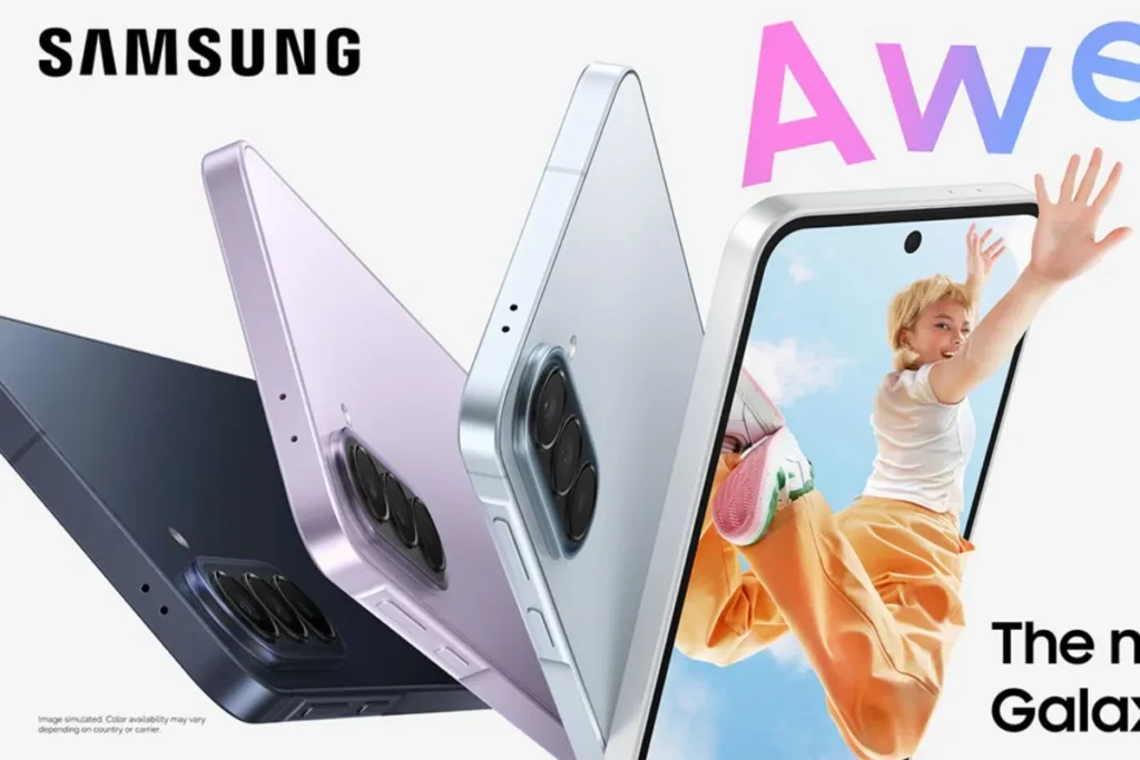 Tampilan Ponsel Galaxy A37 dan Galaxy A57. (Foto: Samsung Electronics)