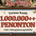 Film "Na Willa" garapan sutradara Ryan Adriandhy berhasil menembus 1 juta penonton pada hari ke-16 penayangannya di bioskop.