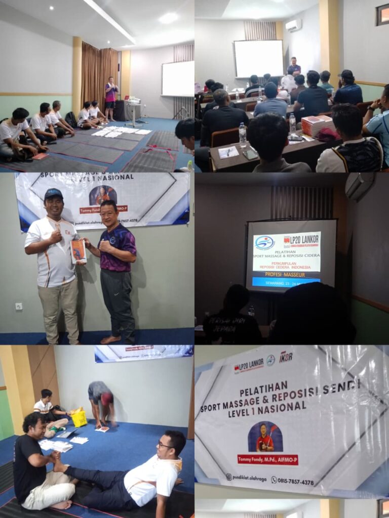 Tim HA-Medika Kendal mengikuti pelatihan sport massage dan reposisi sendi di Semarang pada 23-24 Mei 2026. (Foto: Dok. Klinik HA-Medika Kendal)