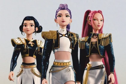 Foto grup idola Huntr/x dari animasi "K-Pop Demon Hunters" yang diunggah dalam Instagram resmi @kpopdemonhuntersnetlfix. (Instagram-@kpopdemonhuntersnetlfix )