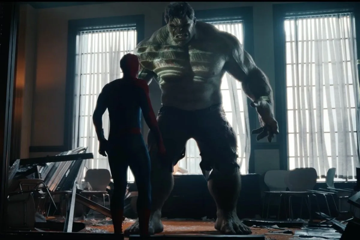 Karakter Spider-Man dan Hulk dalam cuplikan film "Spider-Man: Brand New Day". (Foto: YouTube/Spider-Man)